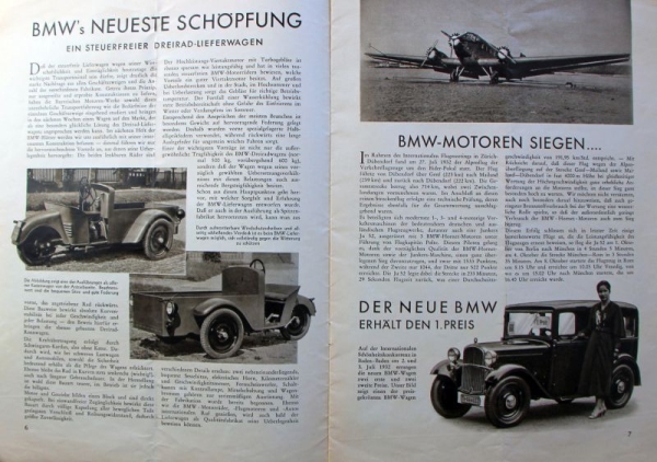 "BMW Blätter" BMW-Factorymagazine 1932 (8848)